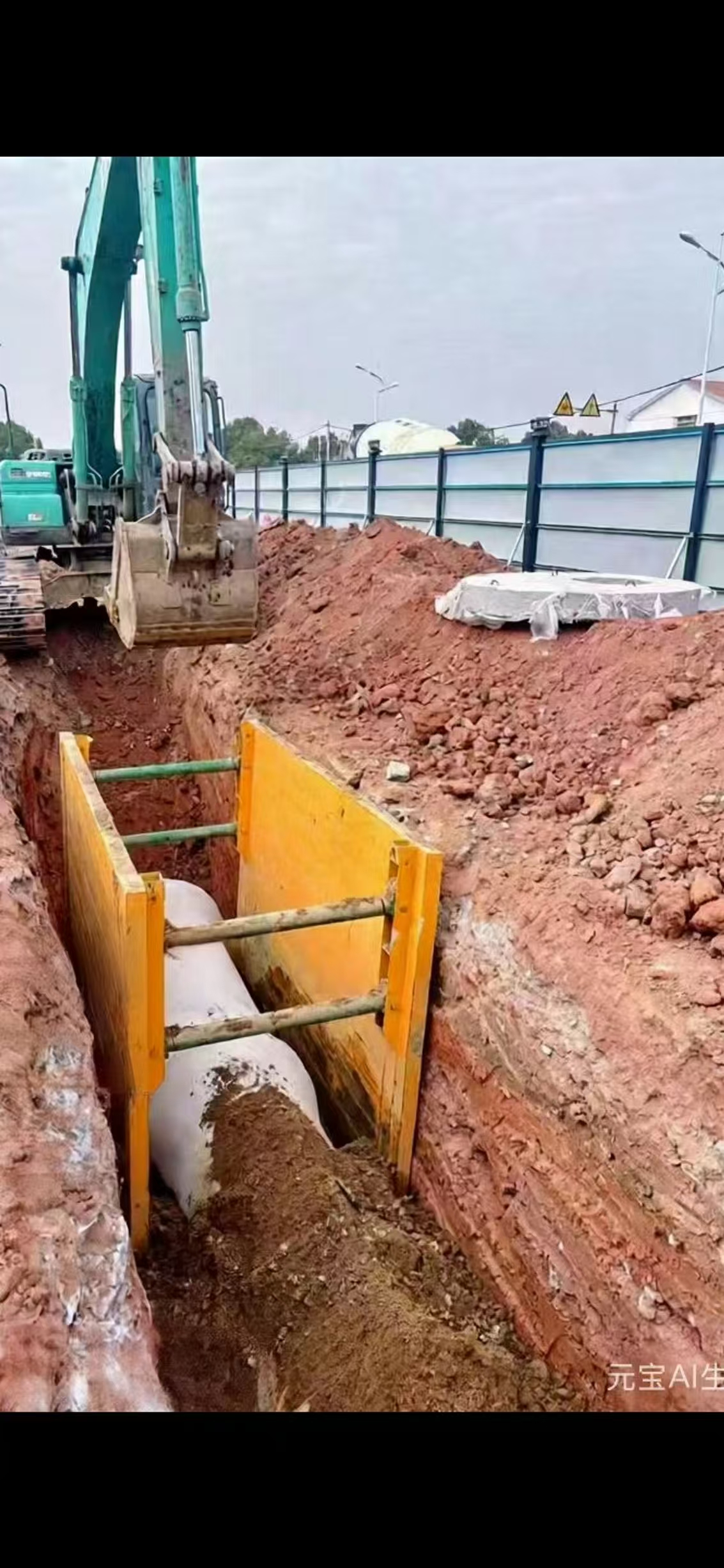 安徽博况达科技有限公司支护箱施工现场