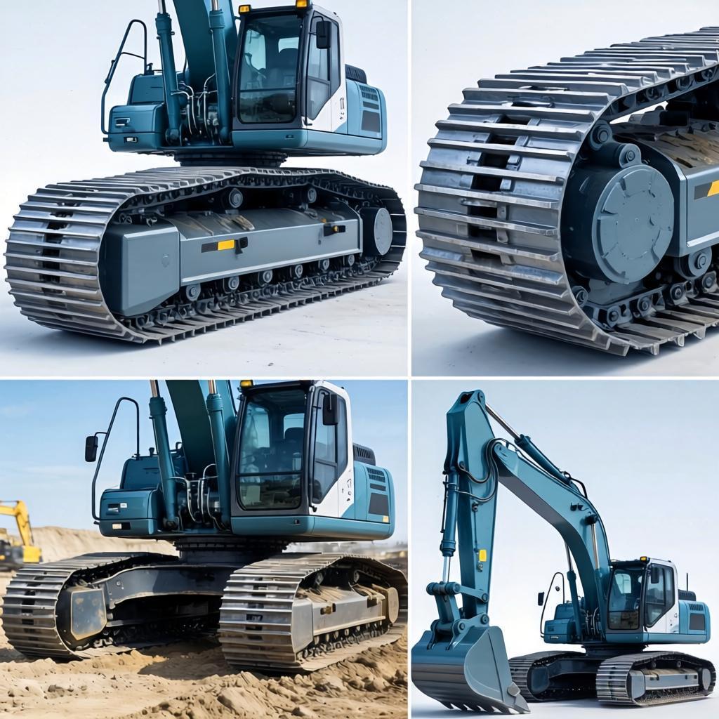 挖机配件仓库实景