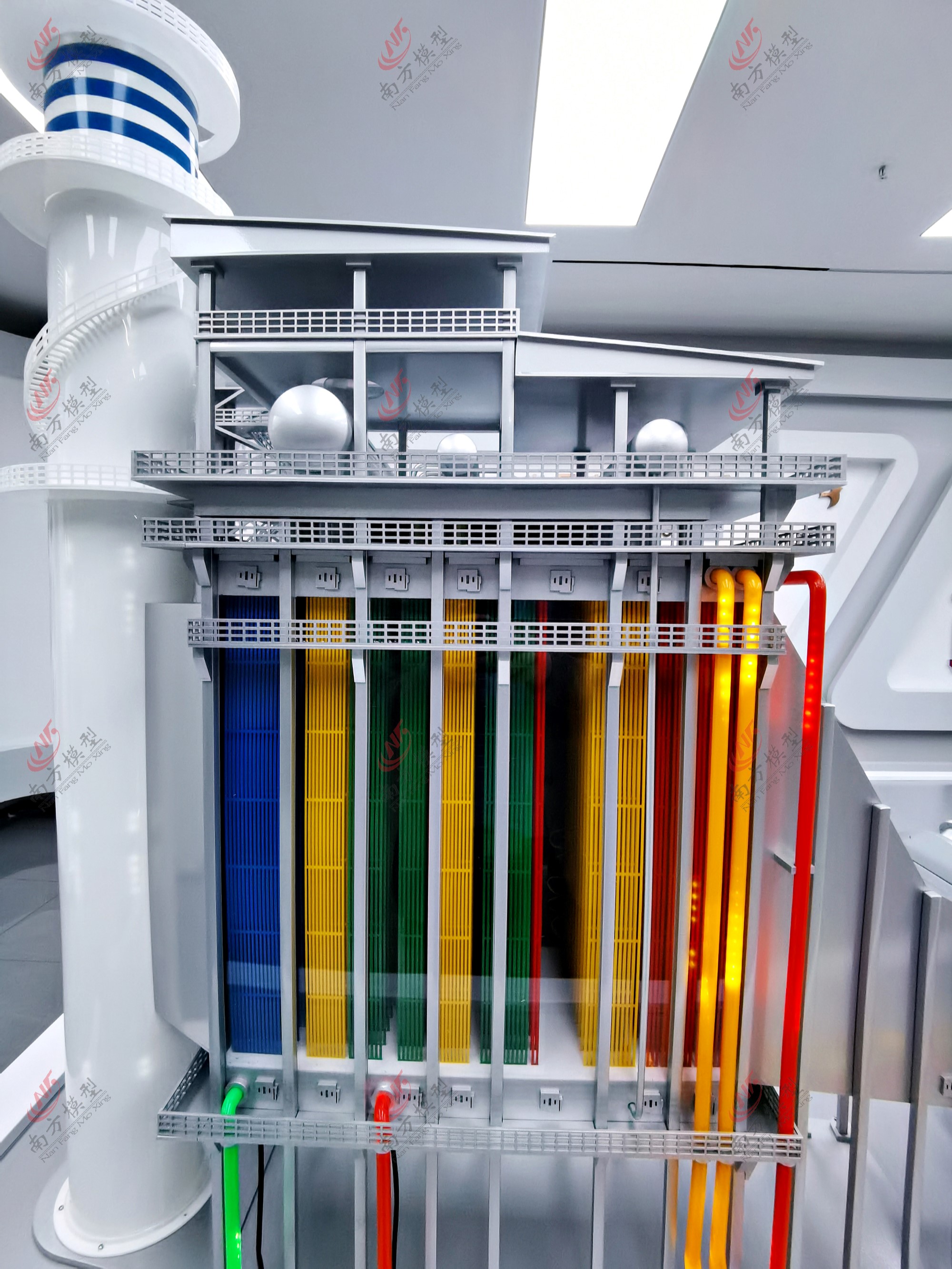 大型轨道交通规划沙盘模型