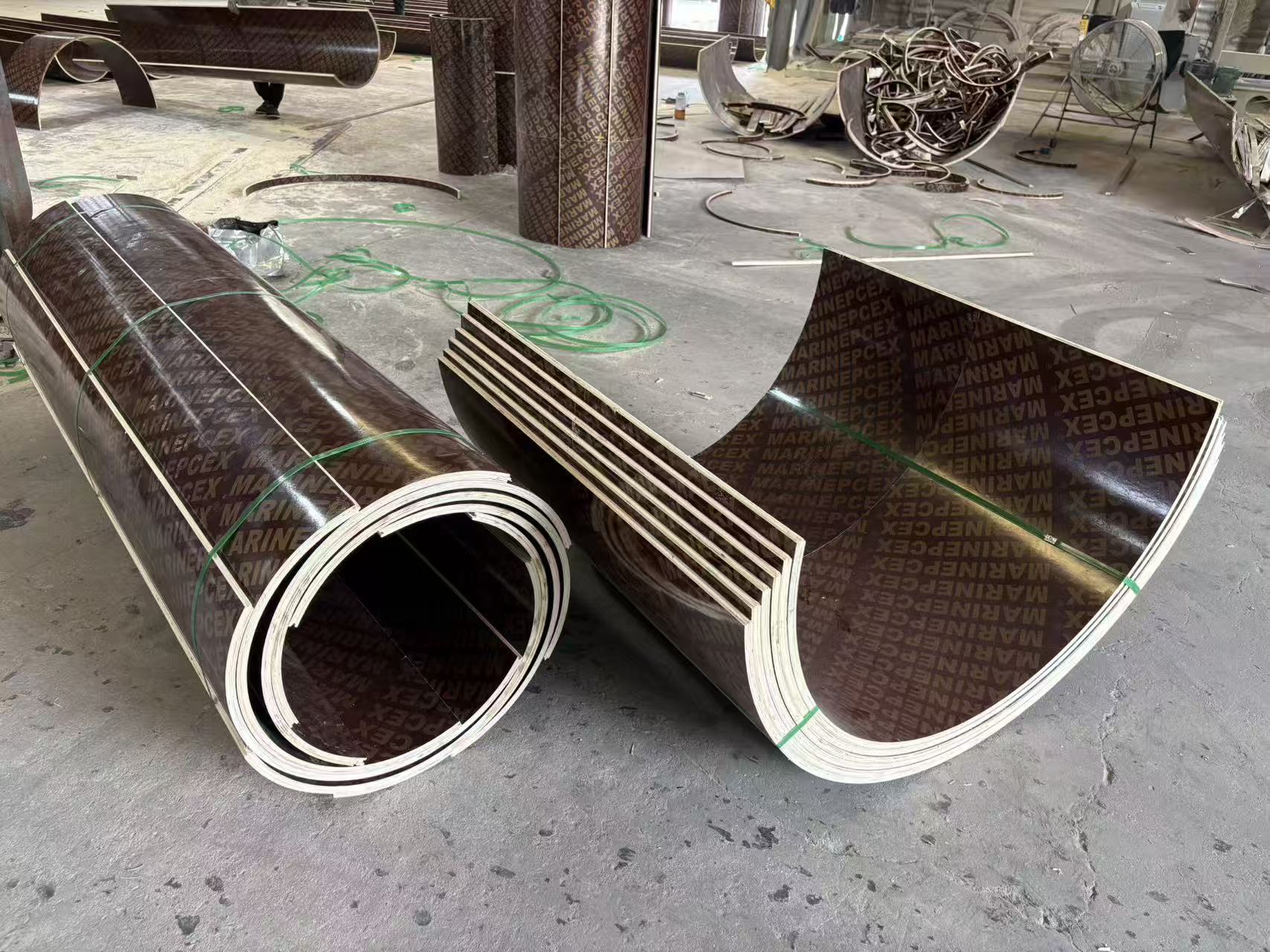 拱形骨架塑钢模板应用实例