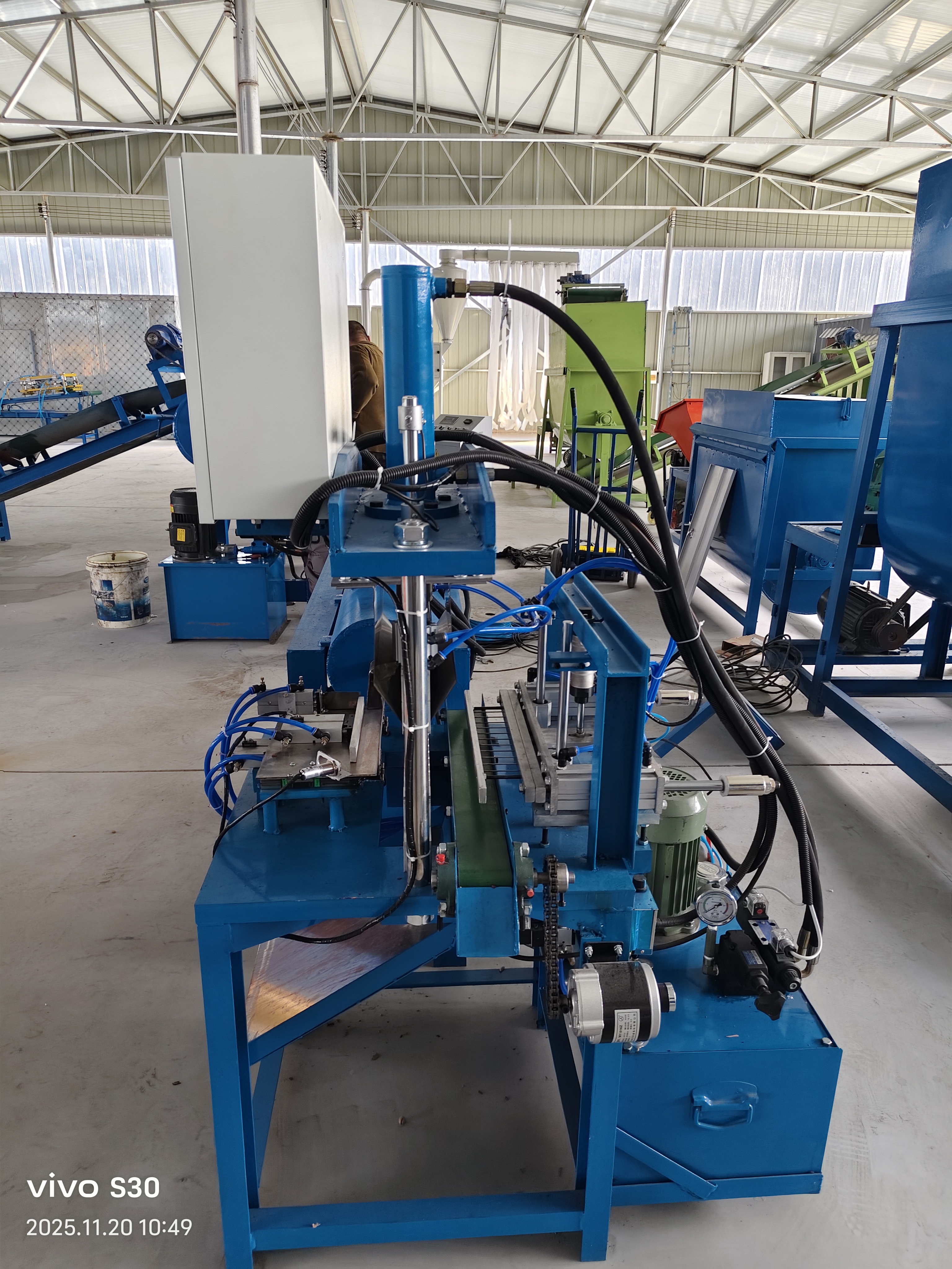 制香机生产流程示意