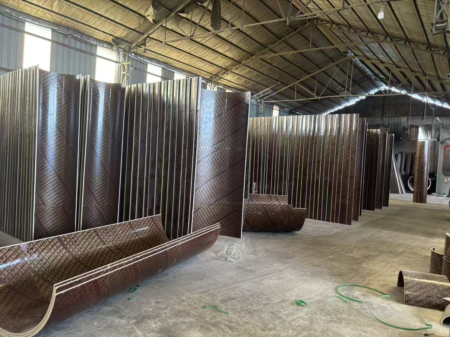 塑钢模板轻便安装现场