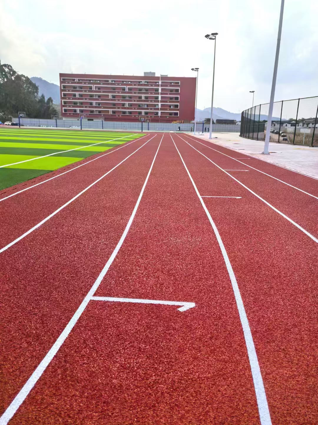 弹性丙烯酸球场效果