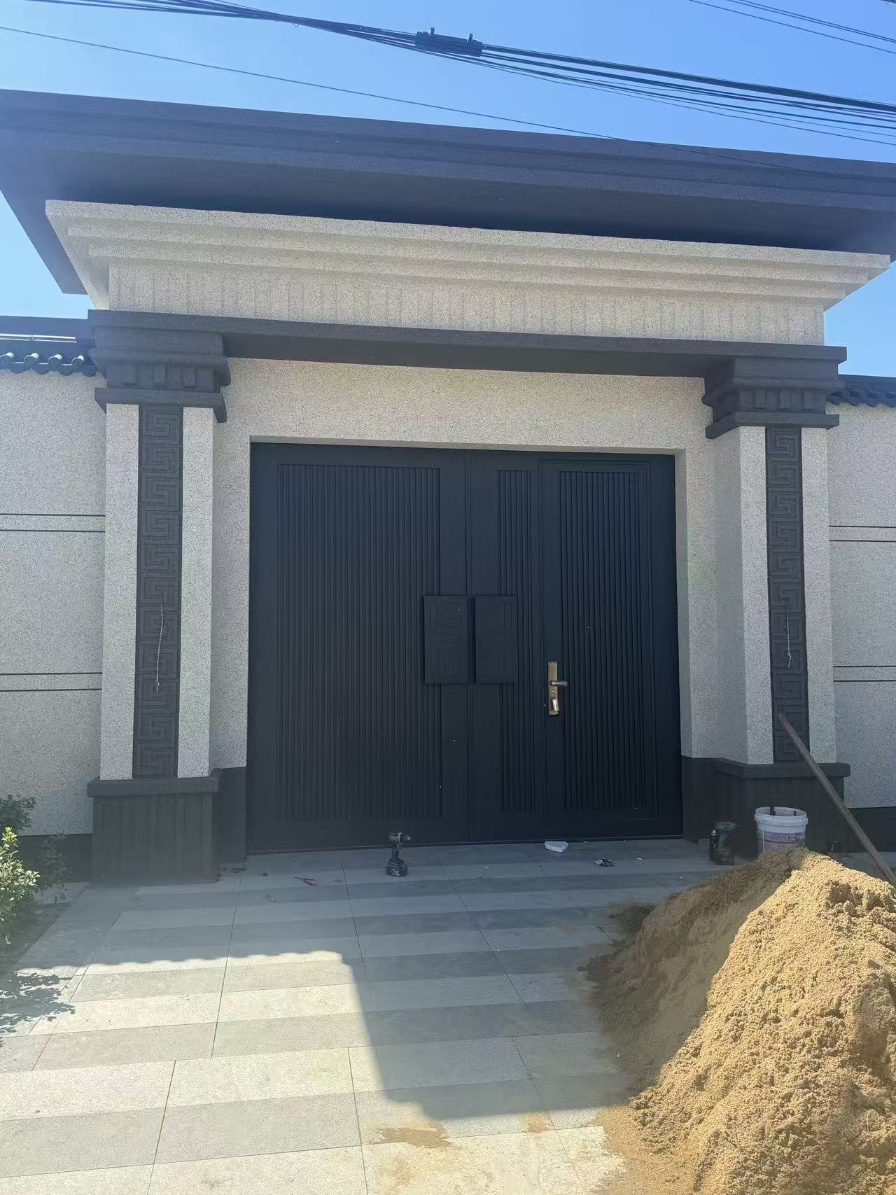 精雕铸铝门细节