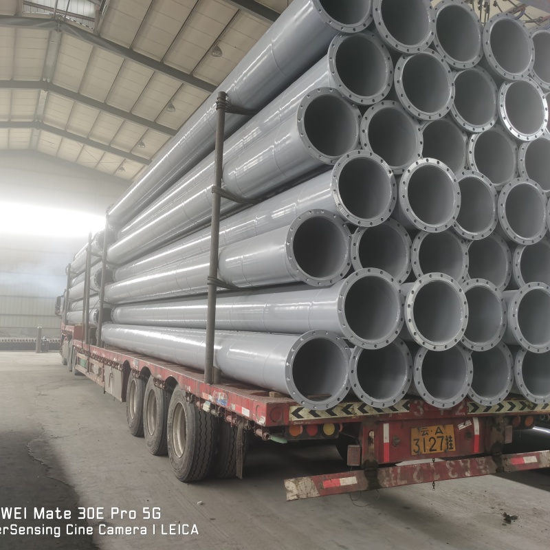 螺旋钢管生产车间