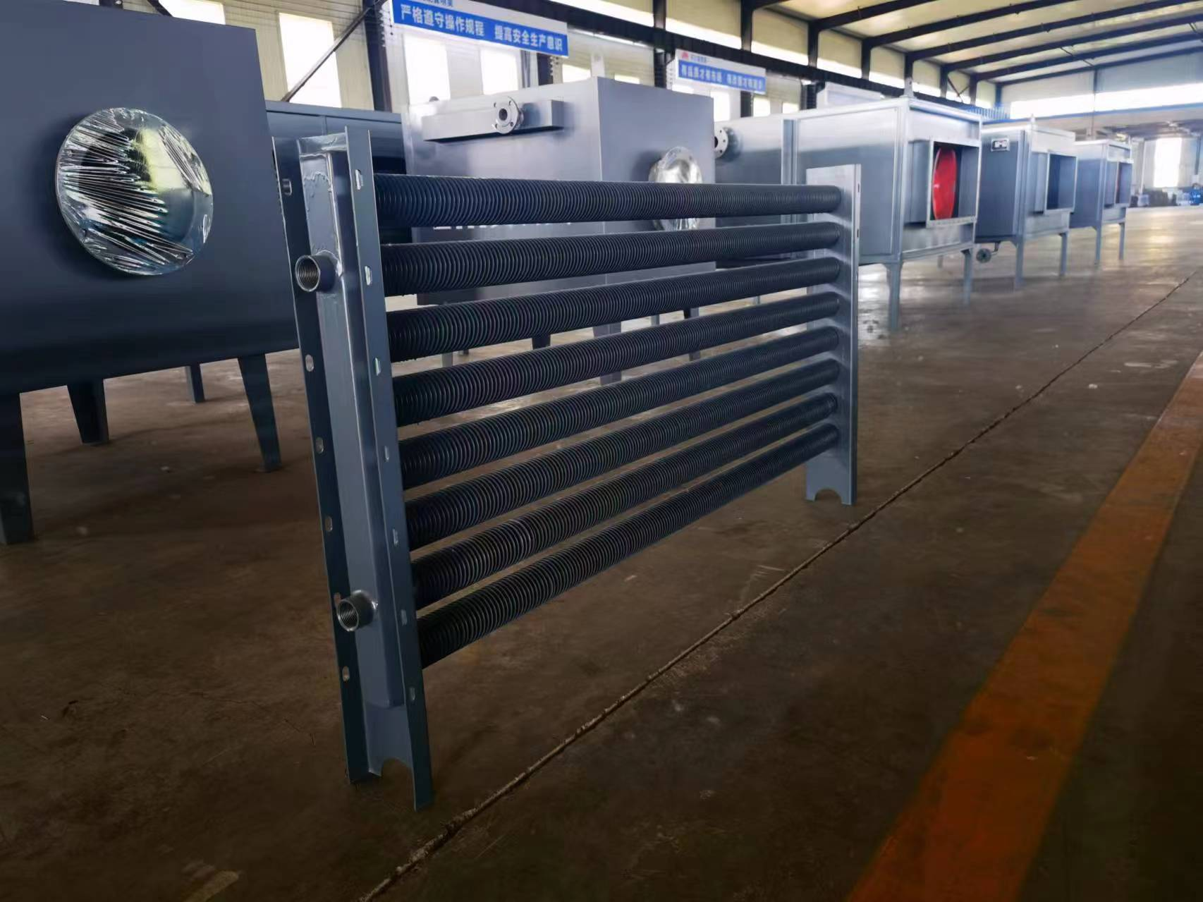 光排管散热器结构示意图