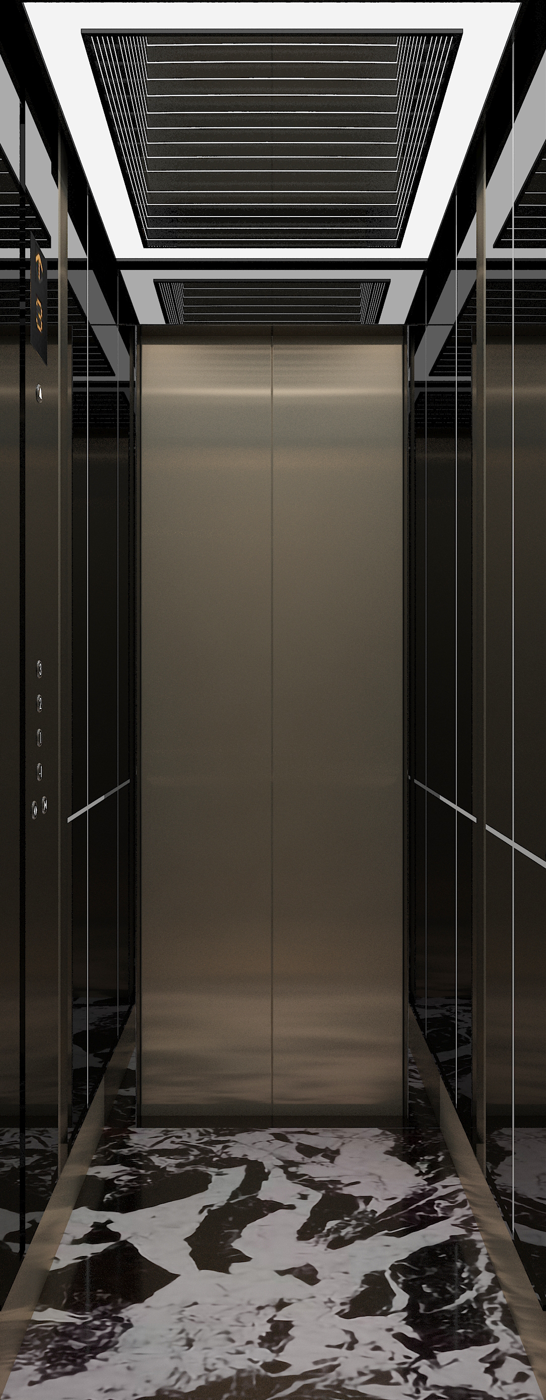 电梯装潢案例二