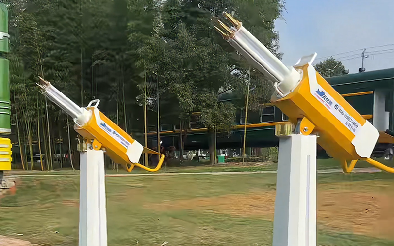 无忧熊共享水枪夜间灯效实景