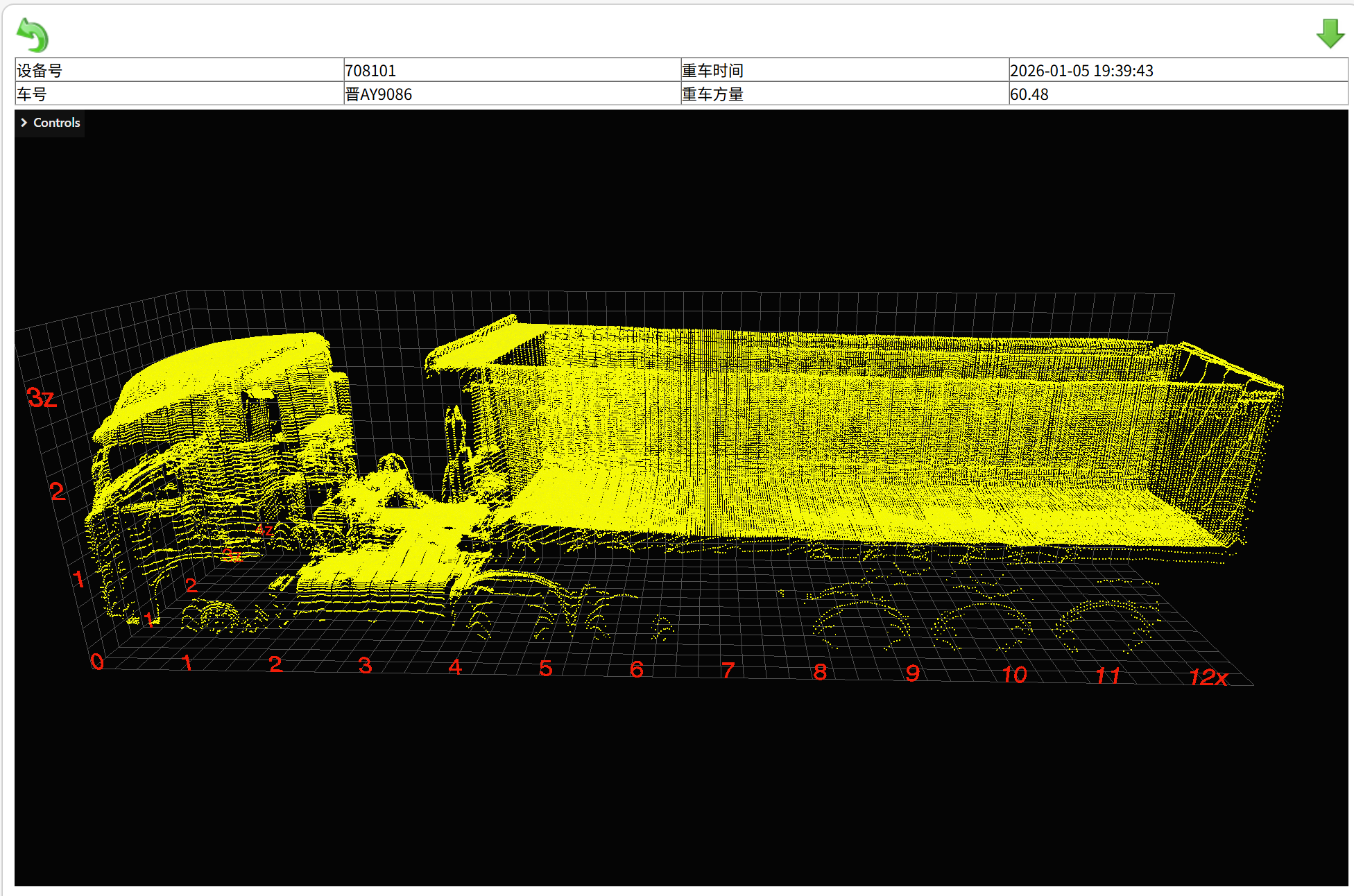 三维点云模型展示图