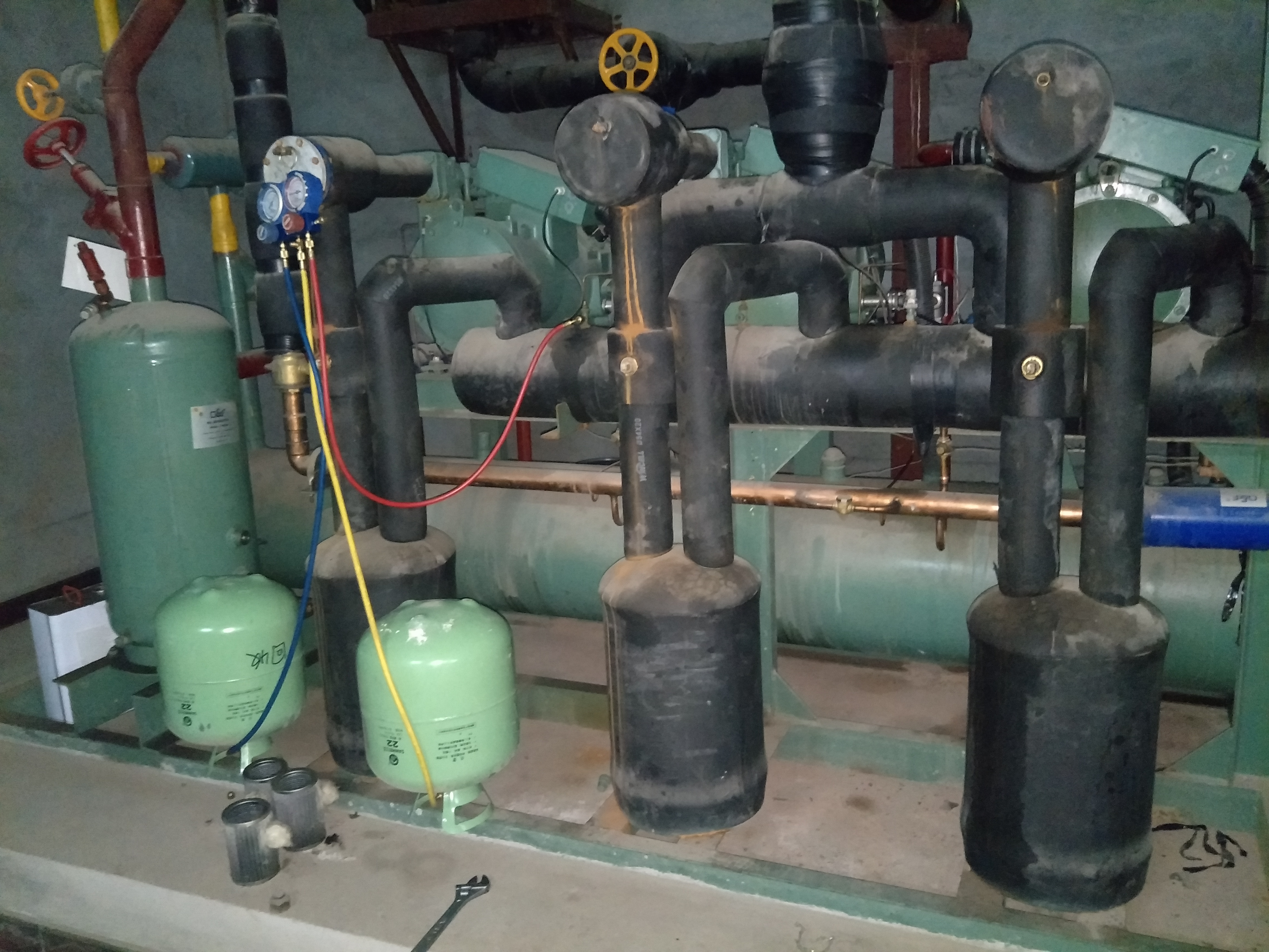 低温冷库安装施工现场