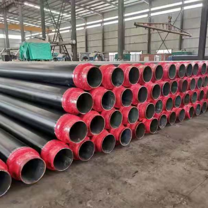 TPEP防腐钢管生产现场