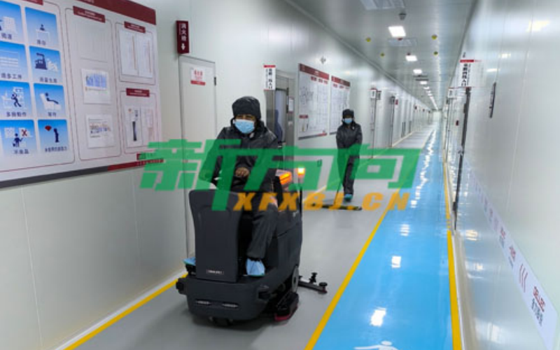 专业清洁设备作业场景