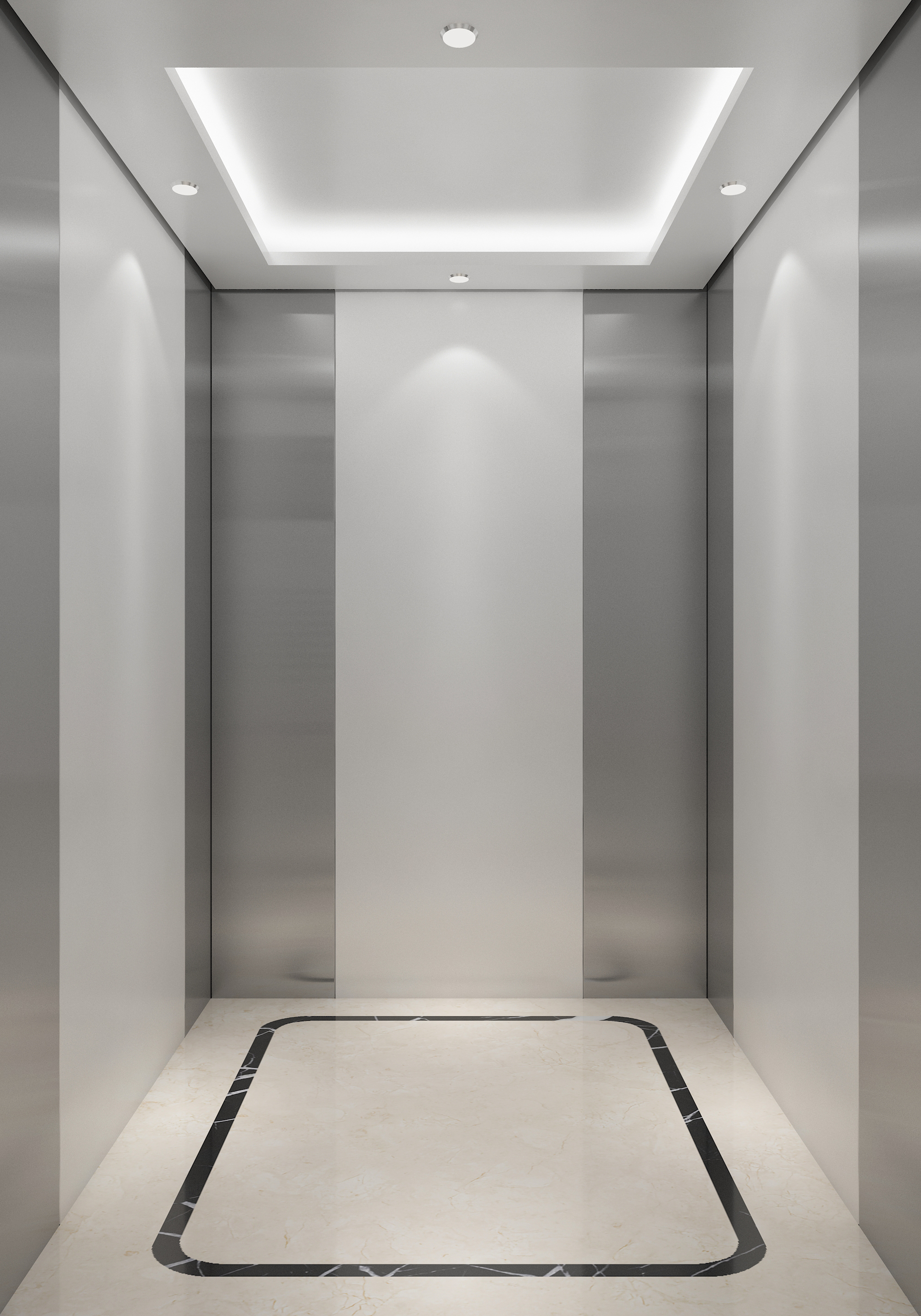 电梯装潢效果图1