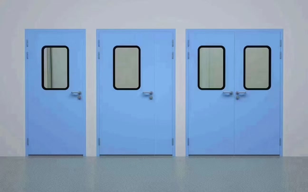 现代化钢质门生产线