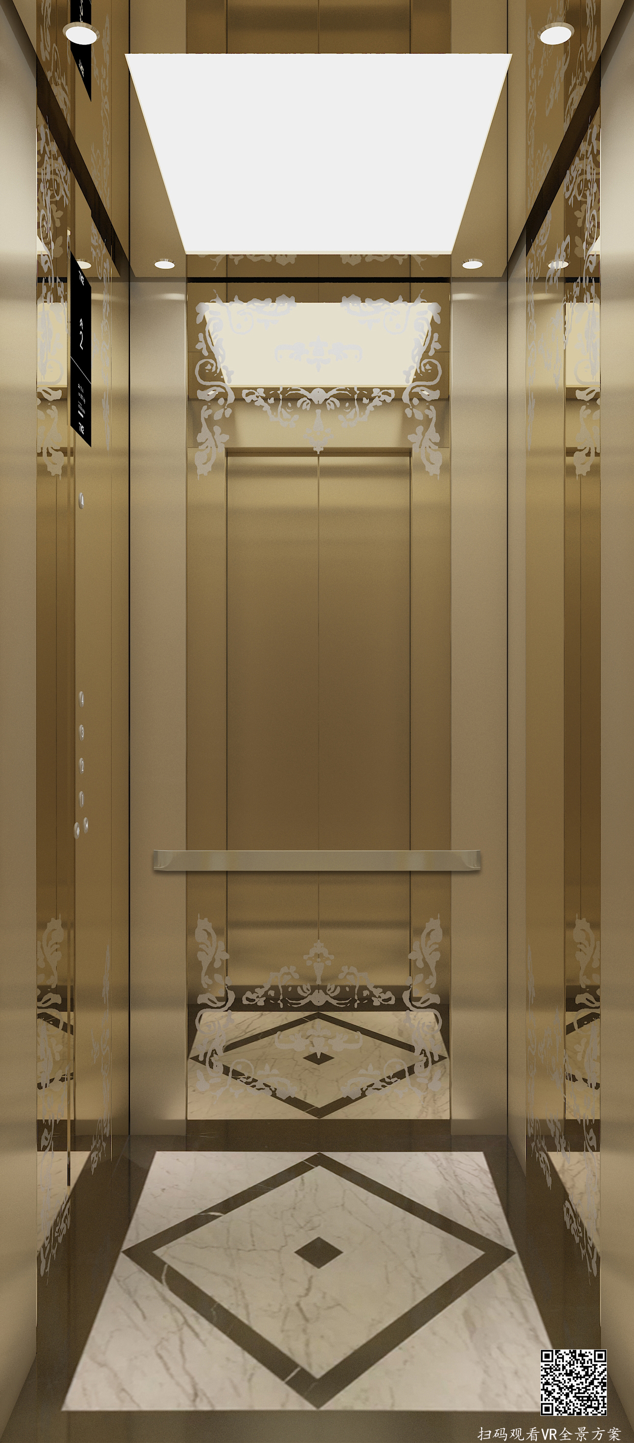 电梯装潢商务风格案例