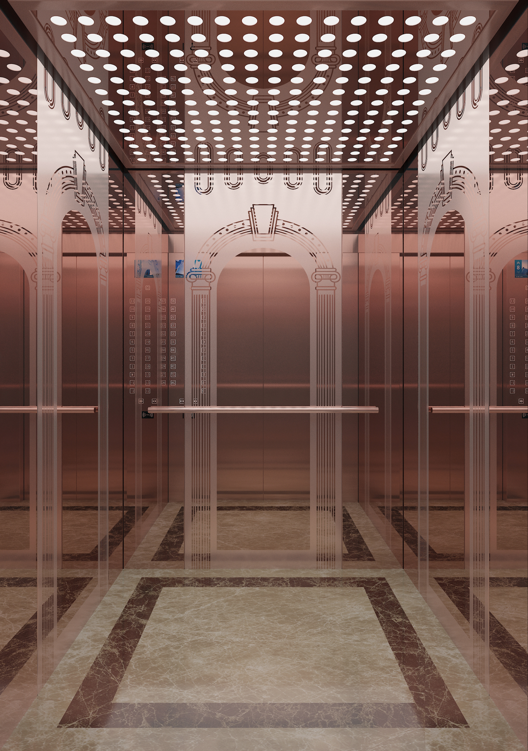 精装电梯轿厢翻新效果展示