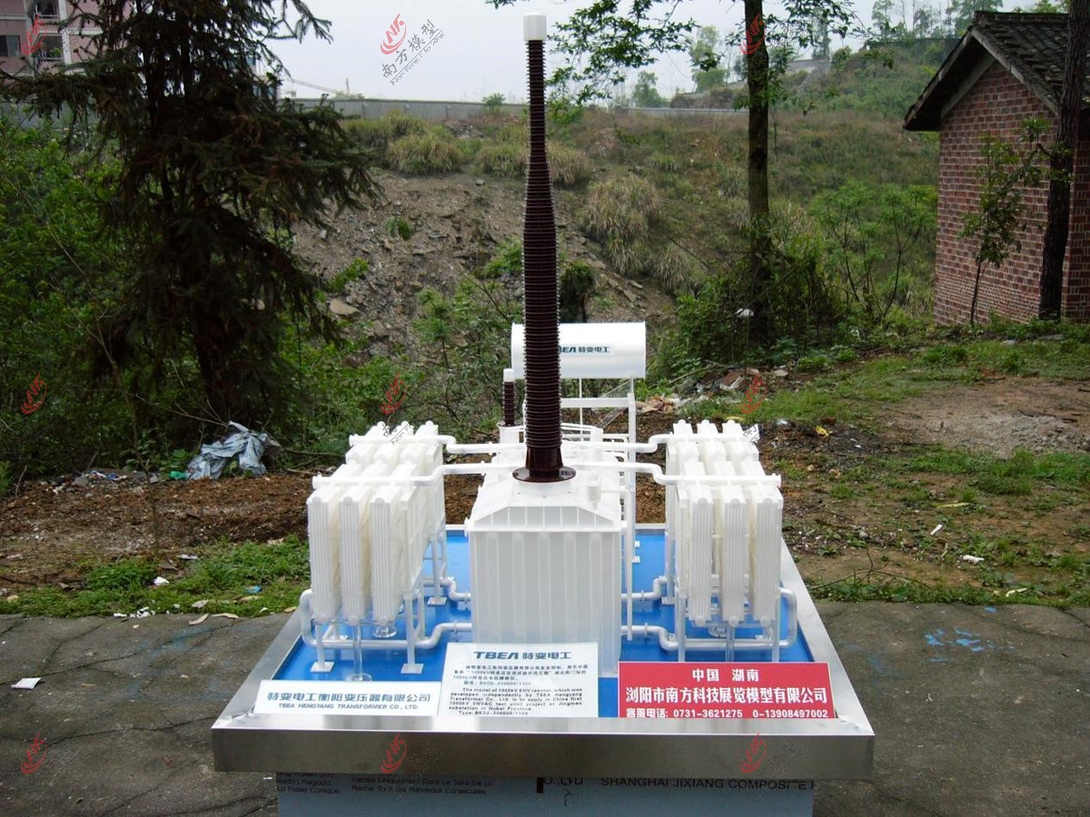 科技展示与模型结合效果