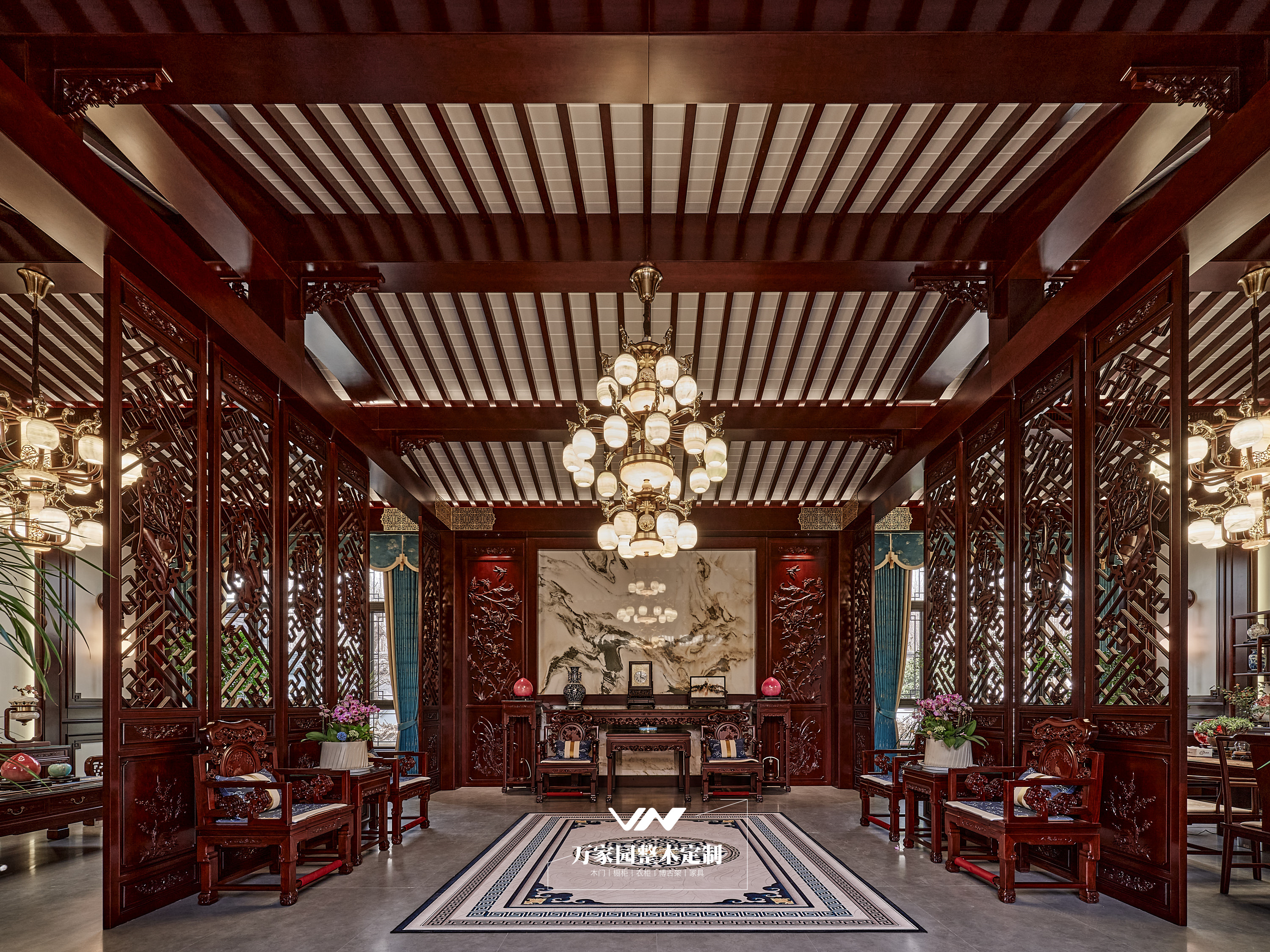 现代家居空间设计示意