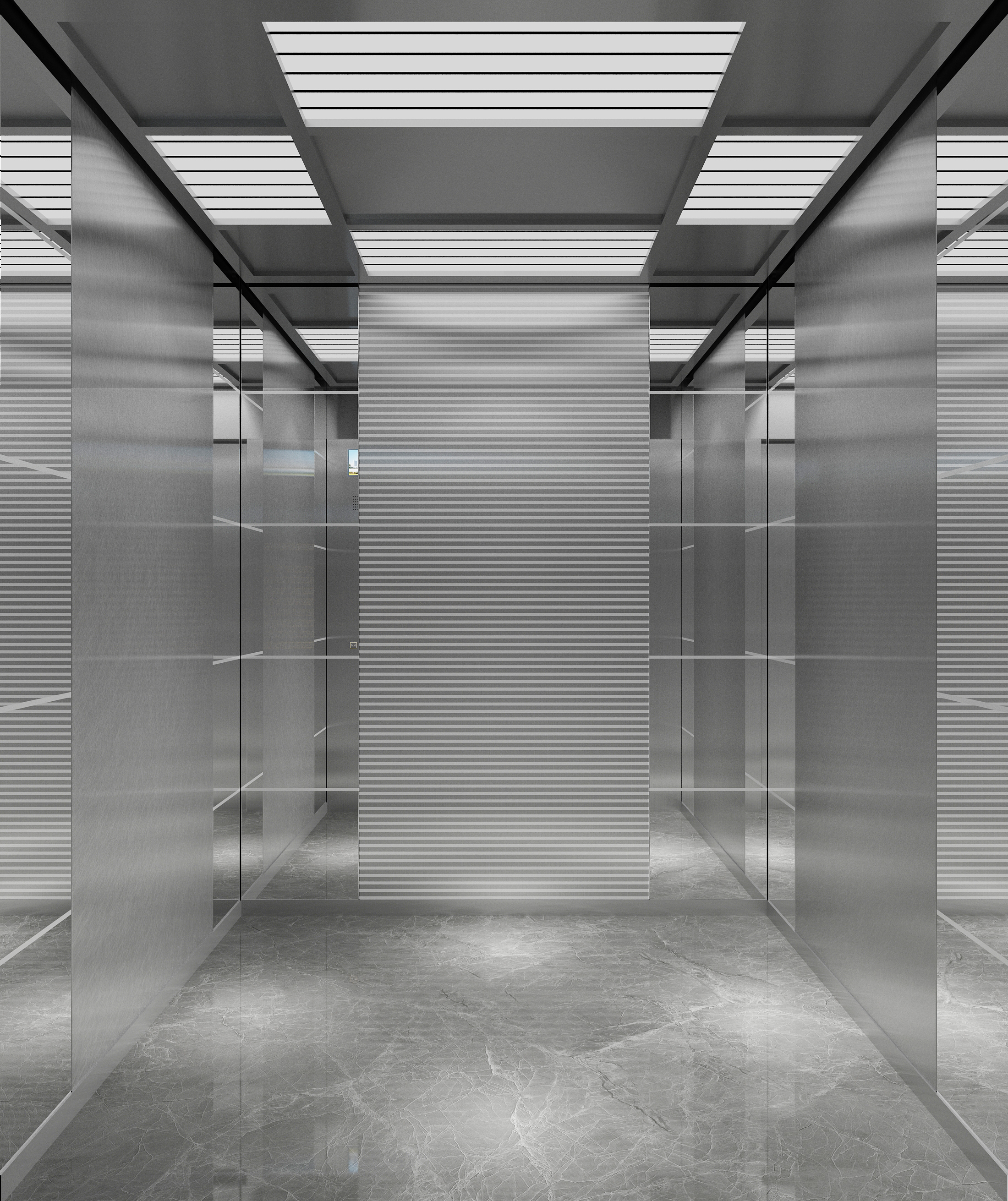 电梯轿厢定制化材料与工艺展示