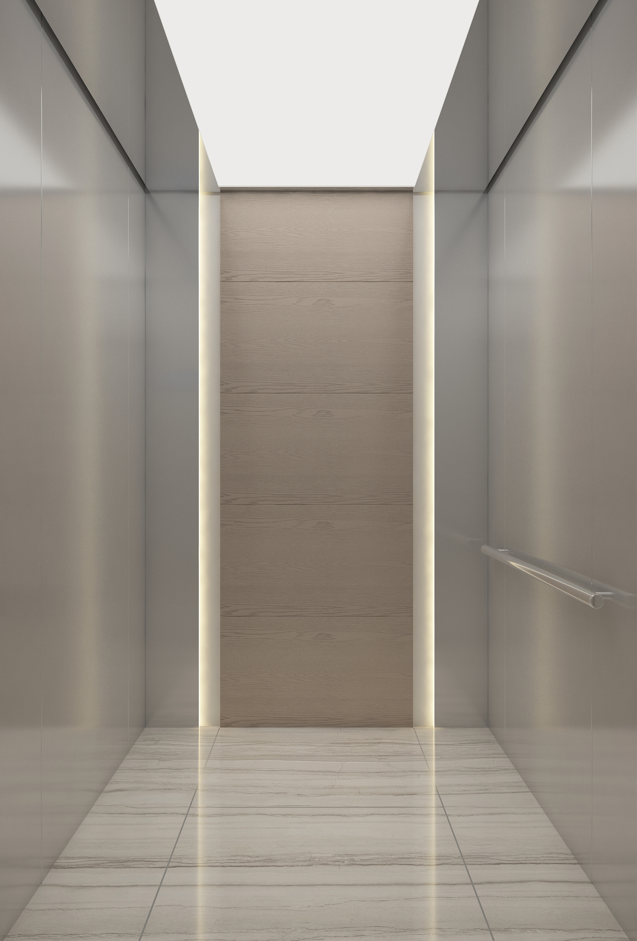 现代风电梯装饰案例