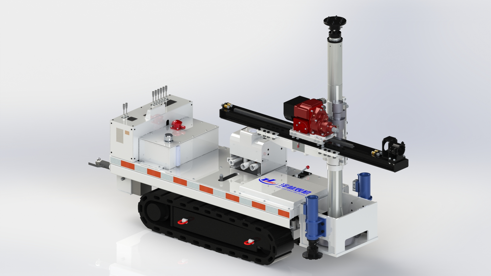 煤矿井下钻探作业现场