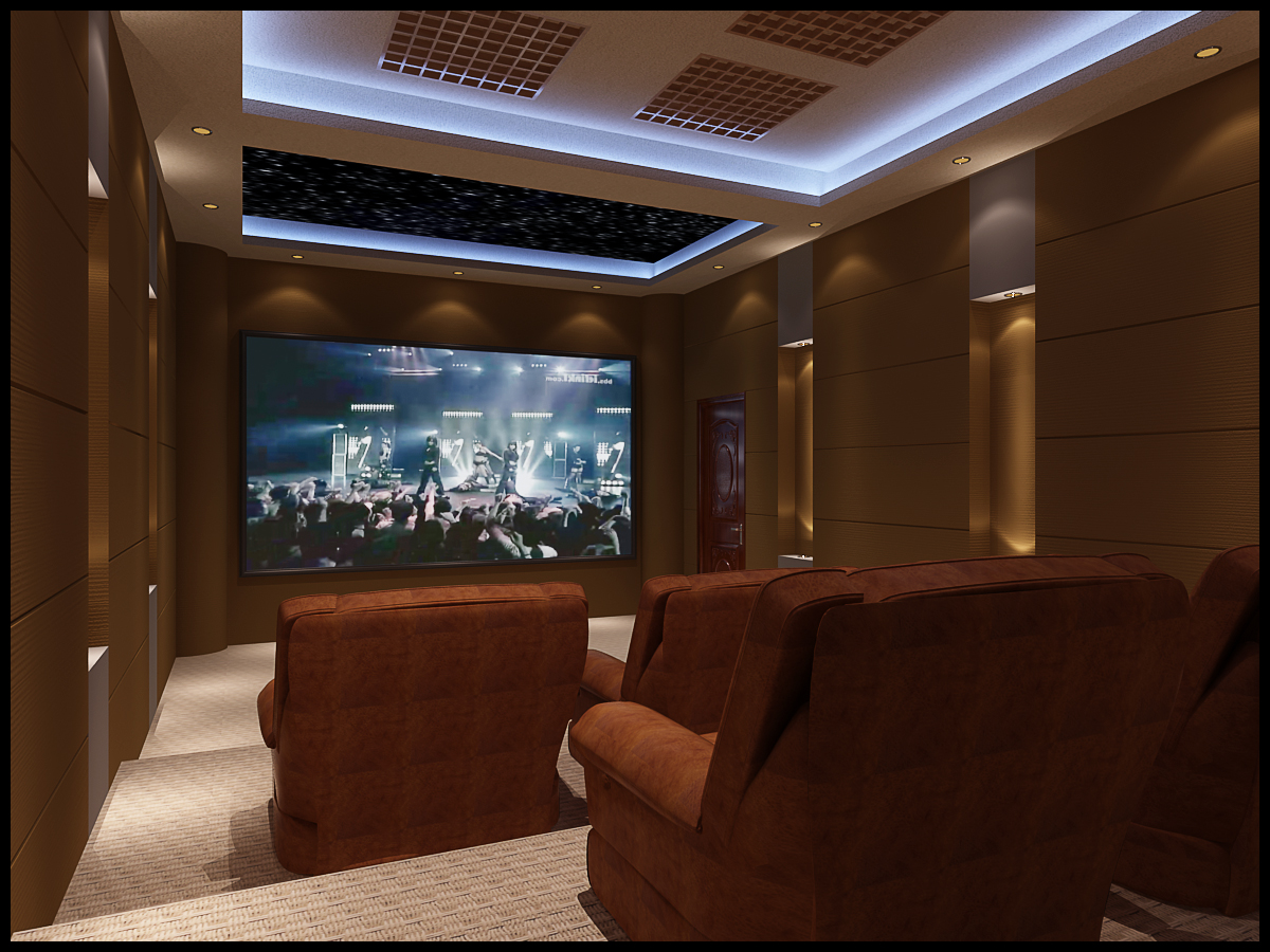 家庭影院场景示意图