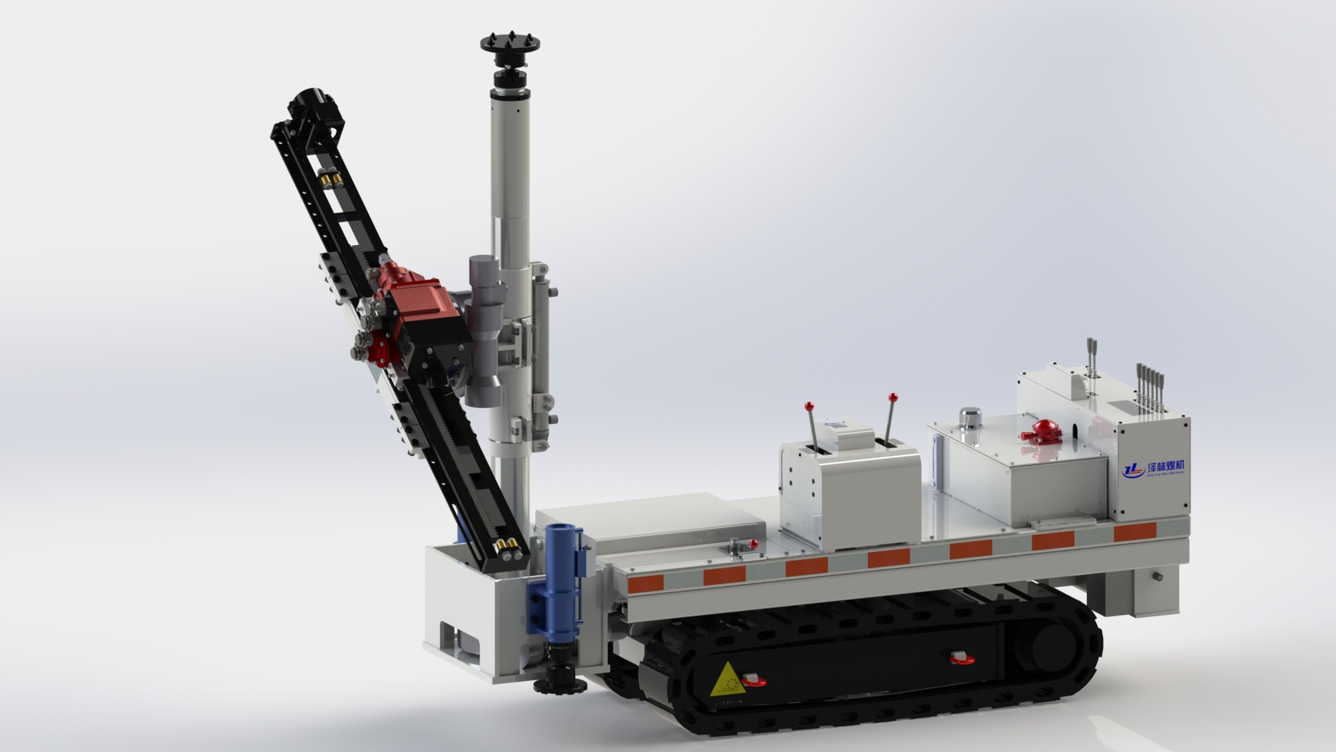 煤矿井下钻探作业现场