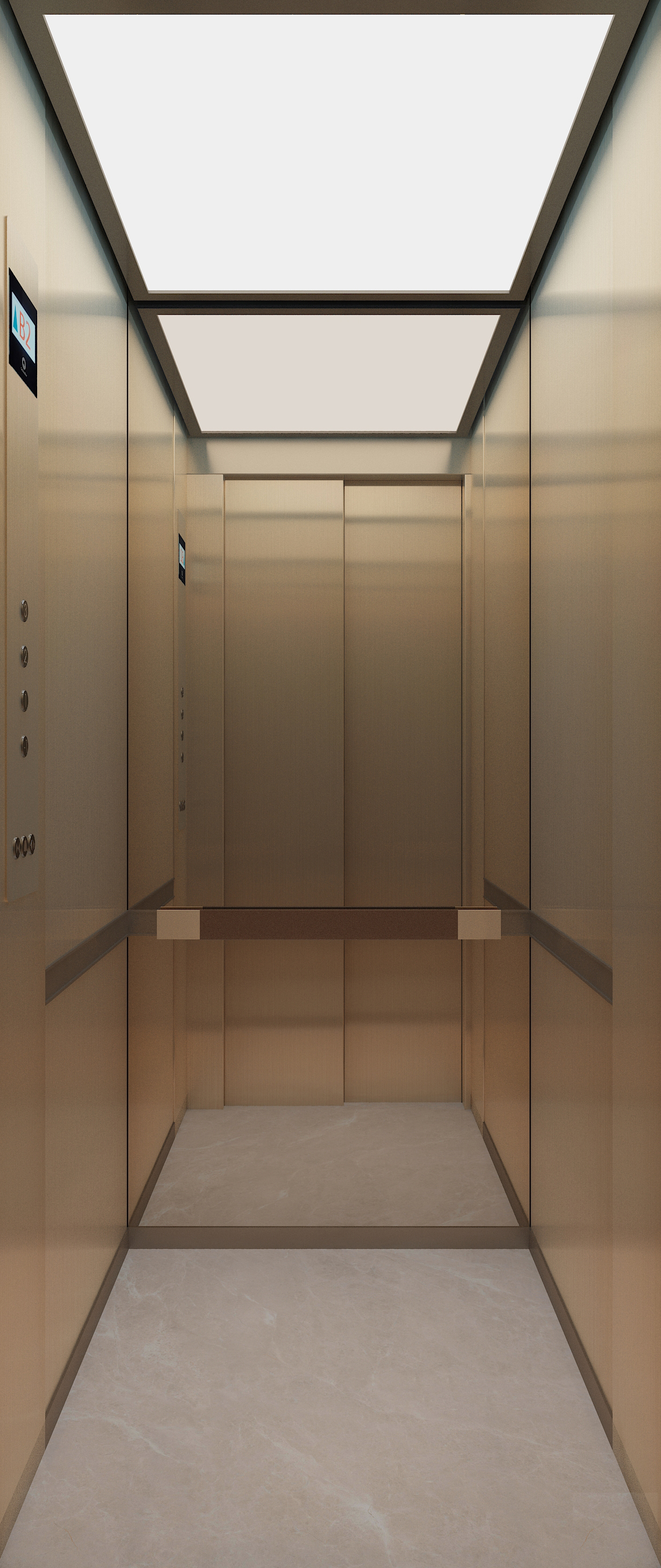 电梯内饰效果图2