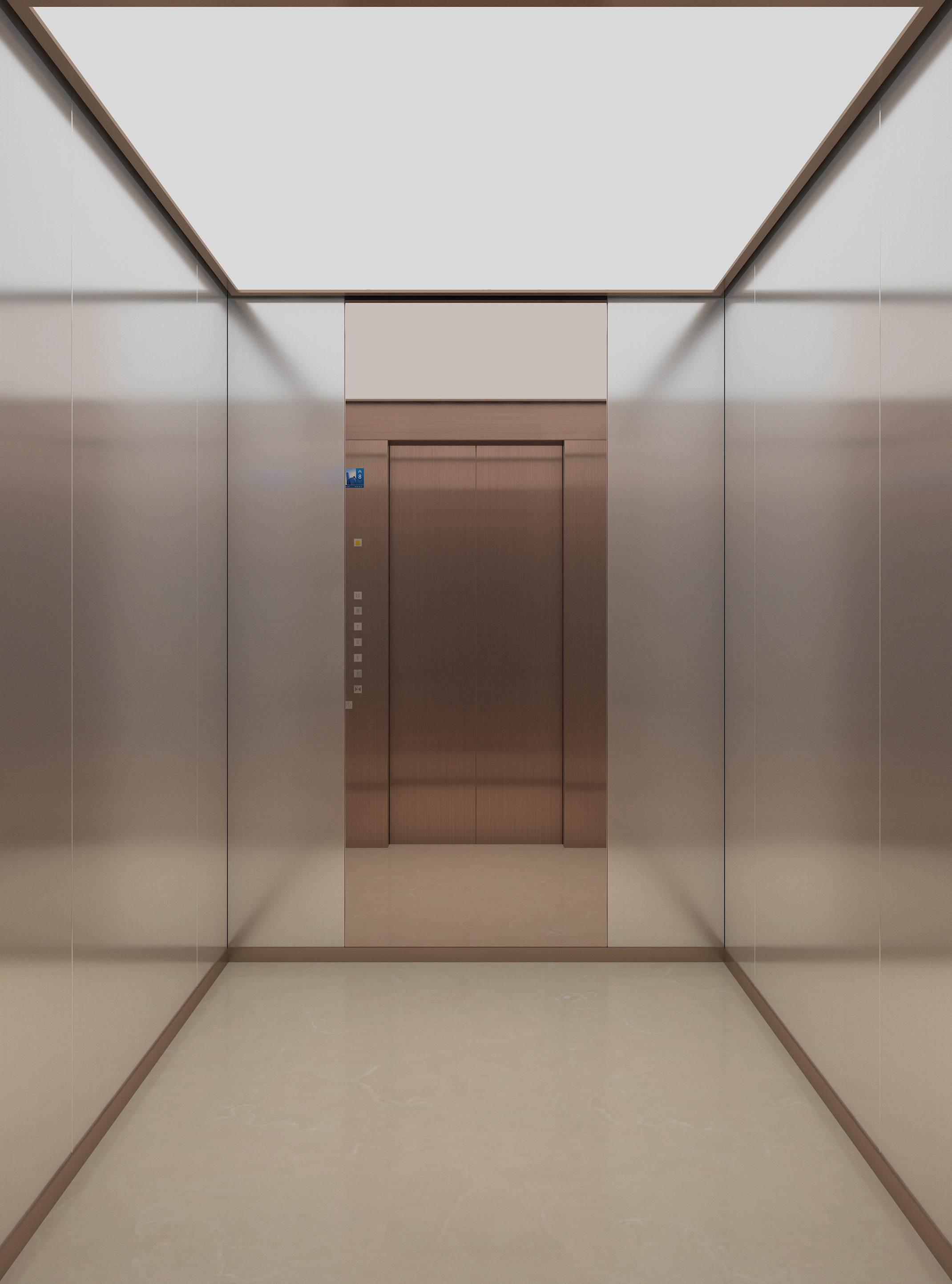 梯友电梯装潢材料展示