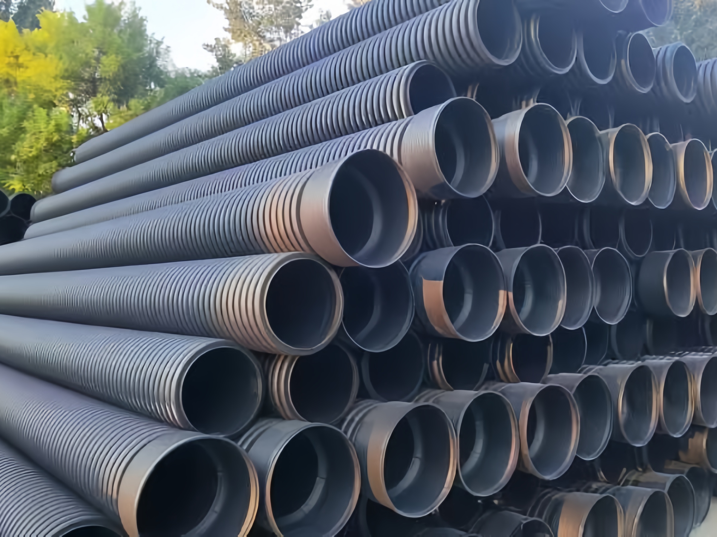 双壁波纹管应用场景示意图