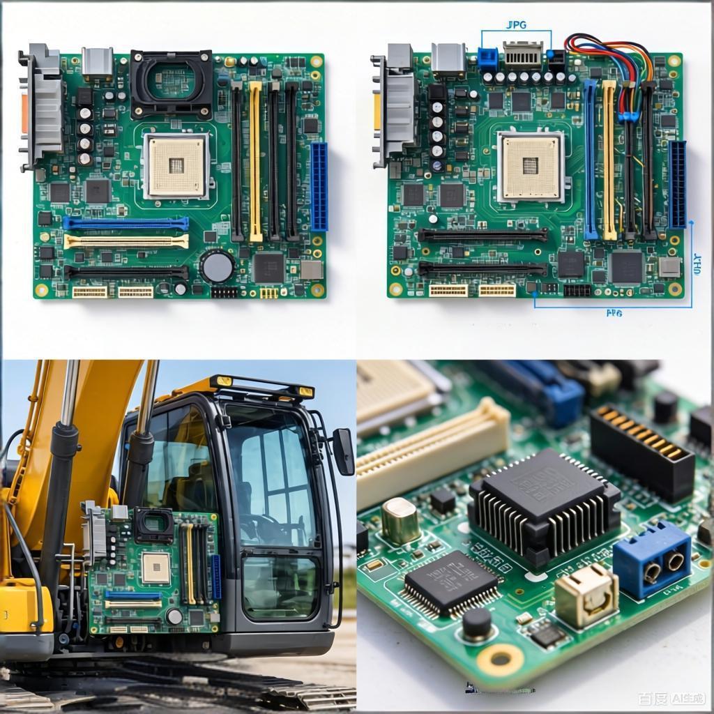 各类挖机发动机配件展示