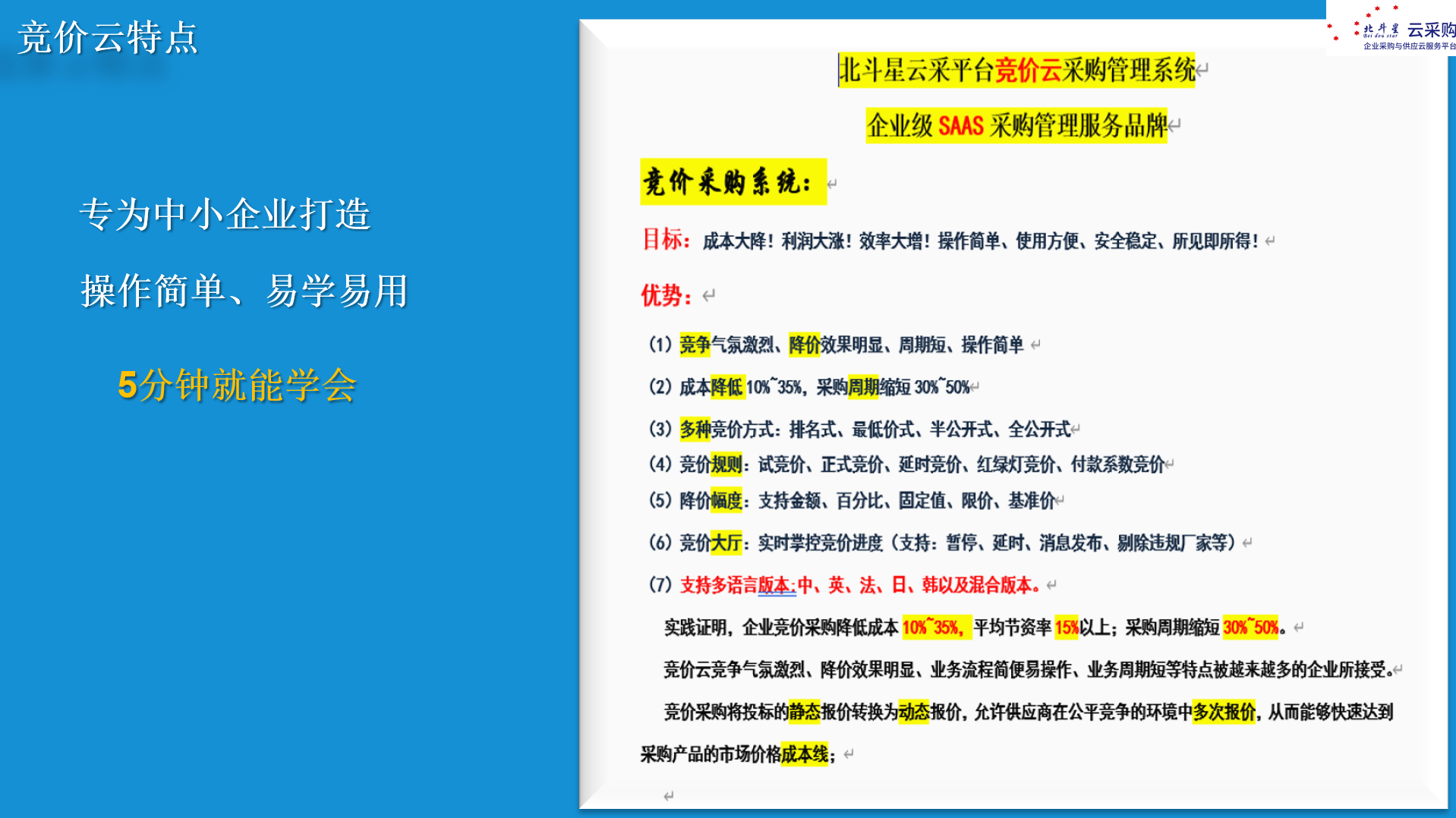 数字化采购价值总结